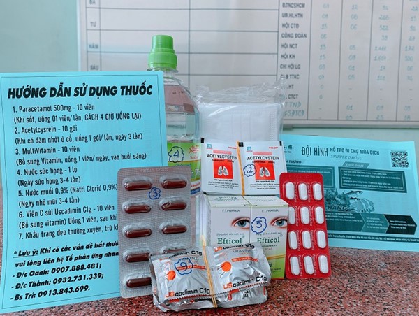 Hà Nội phân bổ 6.000 túi thuốc điều trị F0 tại nhà 
