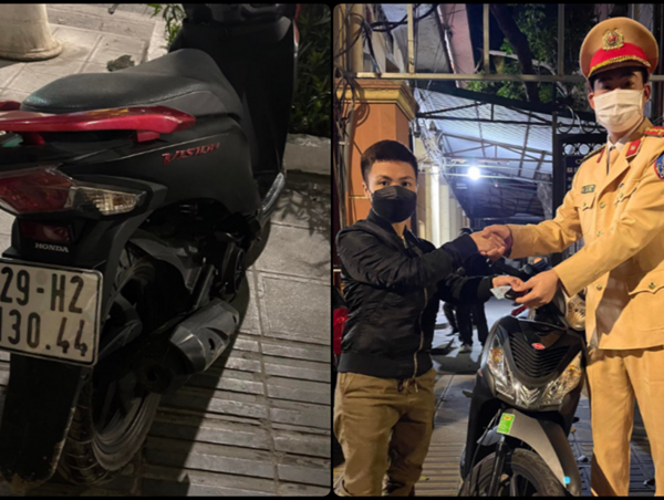 Phấn khởi khi nhận tin báo tìm được xe mất cắp từ lực lượng 141