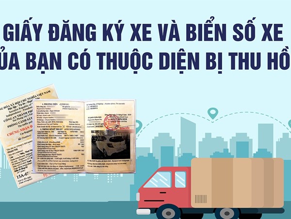 [Infographic] Giấy đăng ký xe và biển số xe của bạn có thuộc diện bị thu hồi?