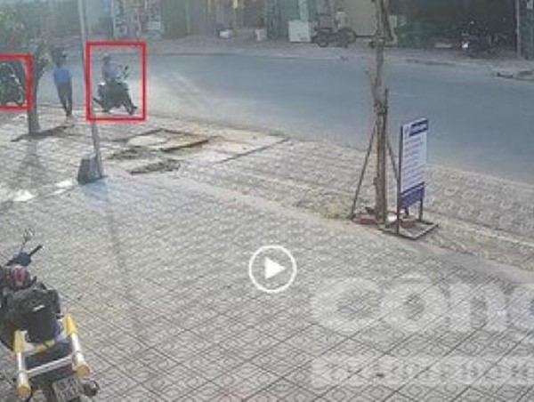 [Clip] Bốn đối tượng dàn cảnh cho bảo vệ bánh mì để trộm xe SH