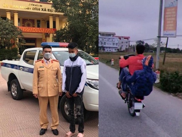 Xử phạt nam thanh niên “bốc đầu” xe máy khoe trên tiktok