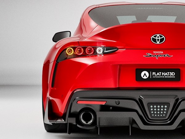 Toyota GR Supra Mk5 đỏ với nhiều chi tiết thay đổi độc đáo