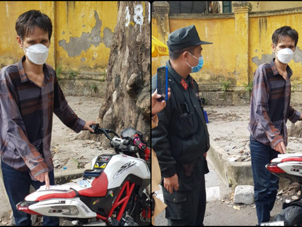 Gặp 141, đối tượng có 3 tiền án giao nộp ma túy giấu trong túi quần