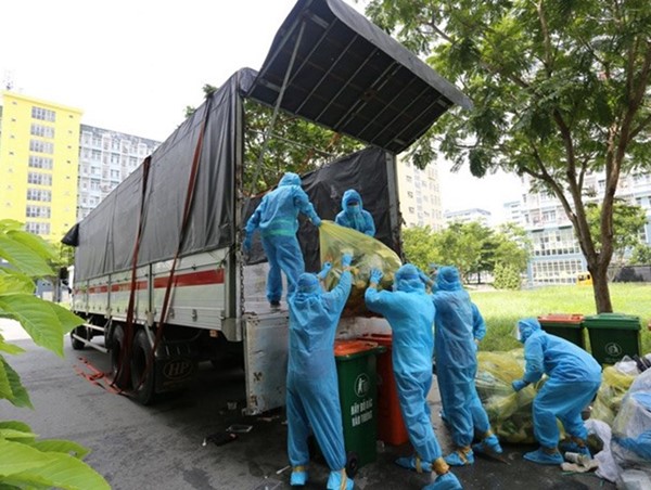 Thực hiện nghiêm việc phân loại, thu gom, vận chuyển và xử lý chất thải của F0 điều trị tại nhà
