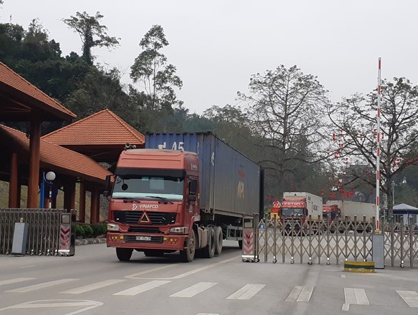  Lạng Sơn tạm dừng tiếp nhận xe chở hoa quả tươi lên cửa khẩu từ ngày 17/1