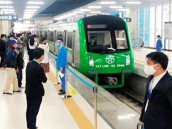  Điều chỉnh thời gian chạy tàu Cát Linh - Hà Đông dịp Tết Nguyên đán 