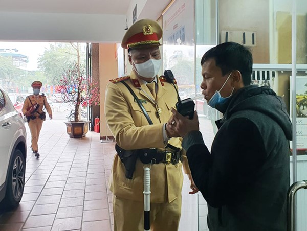 Hơn 1.600 trường hợp vi phạm nồng độ cồn trong dịp Tết Nguyên đán