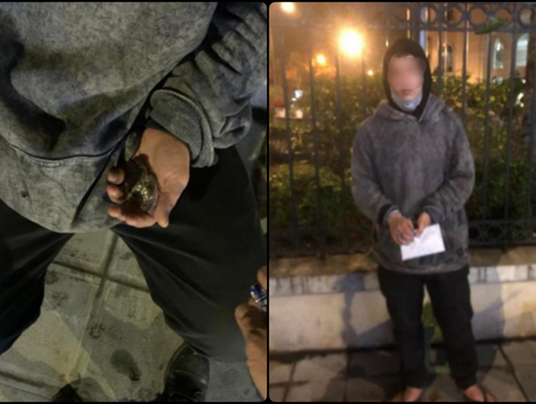 Gặp tổ công tác 141, thanh niên tự nguyện giao nộp... cần sa