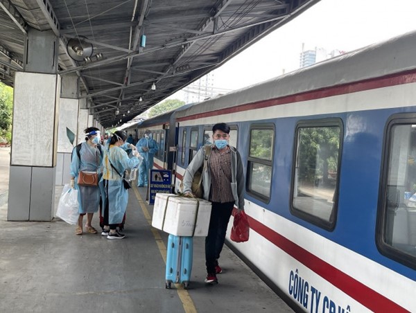 Vận tải đường sắt kiểm soát hiệu quả dịch COVID-19