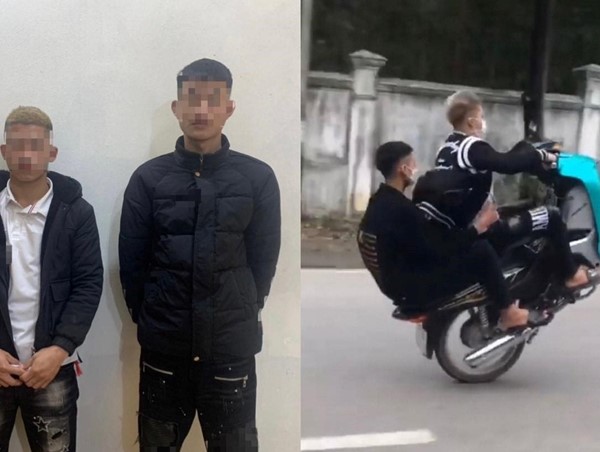 Phạt 9,8 triệu đồng đối với nam thanh niên bốc đầu xe máy từ tin báo Facebook