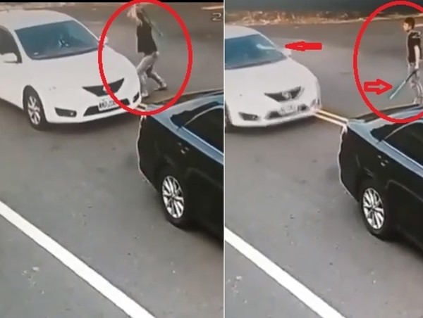  [Clip]: Hai tài xế ô tô “sống mái” với nhau như phim hành động 