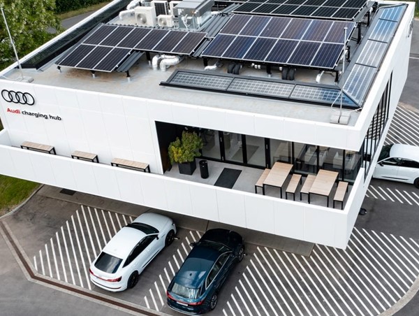 Audi thử nghiệm trung tâm sạc nhanh xe điện ở châu Âu
