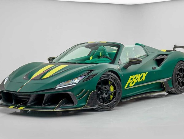 Siêu xe Ferrari F8 Spyder “lột xác” ngoạn mục nhờ hãng độ Mansory