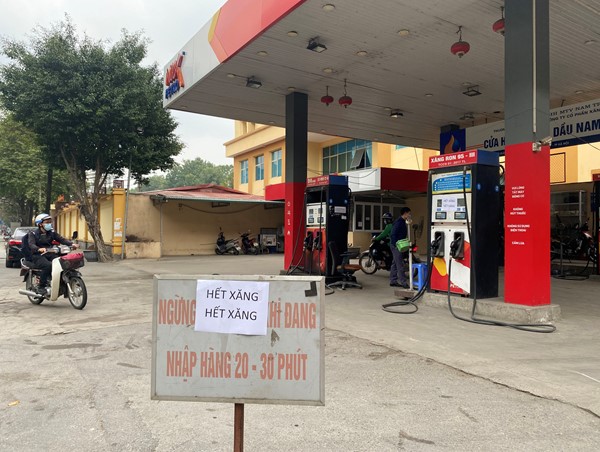 Không để xảy ra tình trạng cây xăng ngừng bán hàng