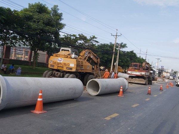 Nâng cấp, nạo vét hệ thống thoát nước QL1 trên địa bàn tỉnh Long An