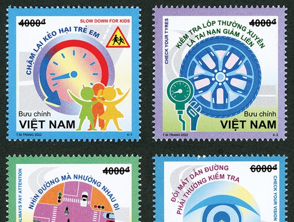 Giới thiệu bộ tem "An toàn giao thông đường bộ (bộ 3)"