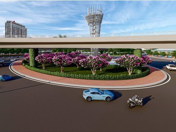 Điều chỉnh lại thiết kế vòng xoay tại ngã tư Dầu Giây 