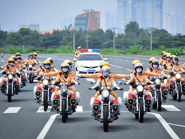 Hòa Bình phân luồng giao thông phục vụ Lễ Khai mạc Đại hội Thể dục thể thao các cấp