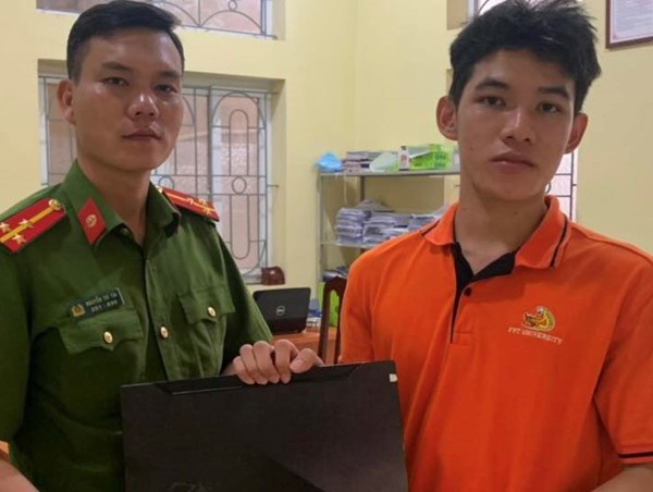 Công an xã nhanh chóng trả lại tài sản cho người bị mất