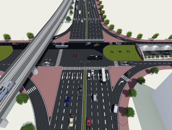 Lộ diện nhà thầu thi công hầm chui nút giao Giải Phóng - Kim Đồng