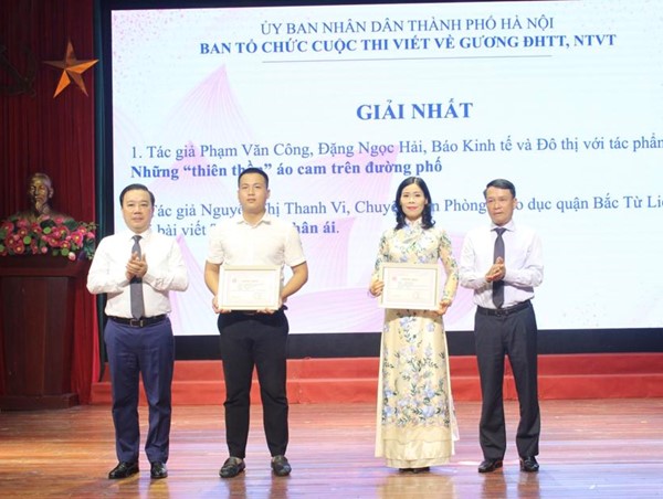 Báo Kinh tế & Đô thị đoạt giải Nhất viết về gương người tốt, việc tốt