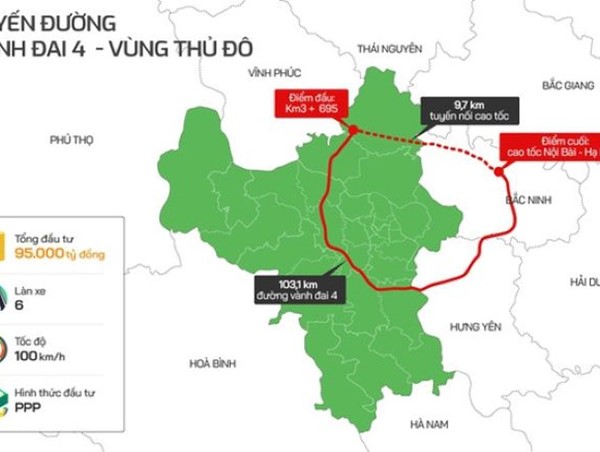 Thành lập Ban Chỉ đạo triển khai Dự án đường Vành đai 4 - Vùng Thủ đô Hà Nội