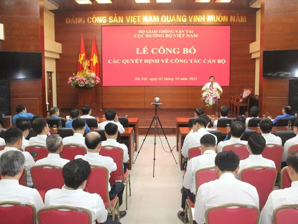 Kiện toàn nhân sự Cục Đường bộ Việt Nam