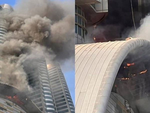 Cháy tòa nhà trung tâm thương mại hạng sang, chưa rõ thương vong