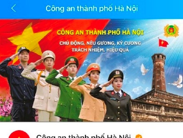Công an TP Hà Nội thiết lập tài khoản Zalo tuyên truyền về PCCC và CNCH