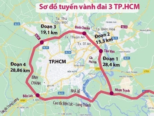 TP Hồ Chí Minh: Phê duyệt hệ số điều chỉnh giá đất để tính tiền bồi thường dự án Vành đai 3