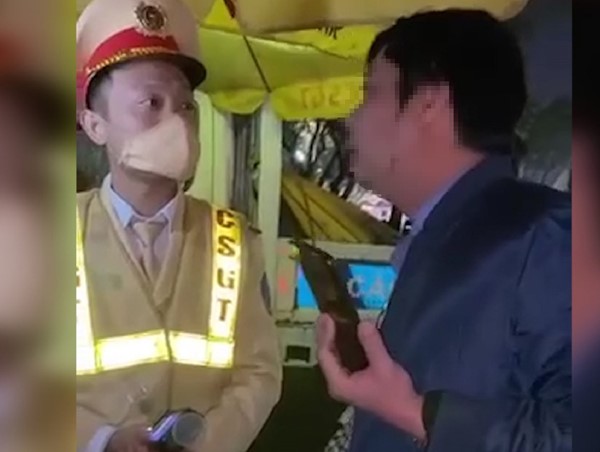 Phát hiện trường hợp vi phạm nồng độ cồn cao gấp 3 lần mức kịch khung