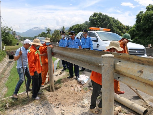 Xử lý nghiêm các trường hợp đấu nối trái phép vào quốc lộ