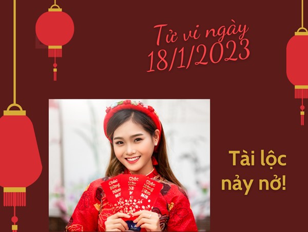 Tử vi ngày 18/1/2023: Tài lộc nảy nở