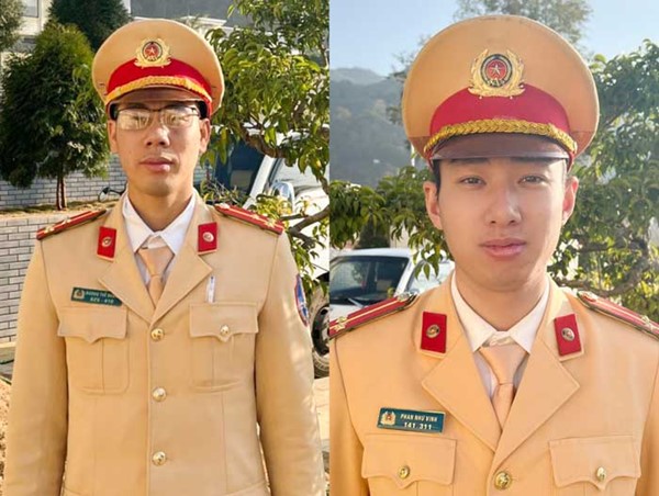 CSGT dẫn đường cho xe ô tô chở người đi cấp cứu