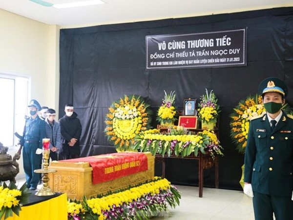 Truy thăng quân hàm thiếu tá cho phi công Trần Ngọc Duy