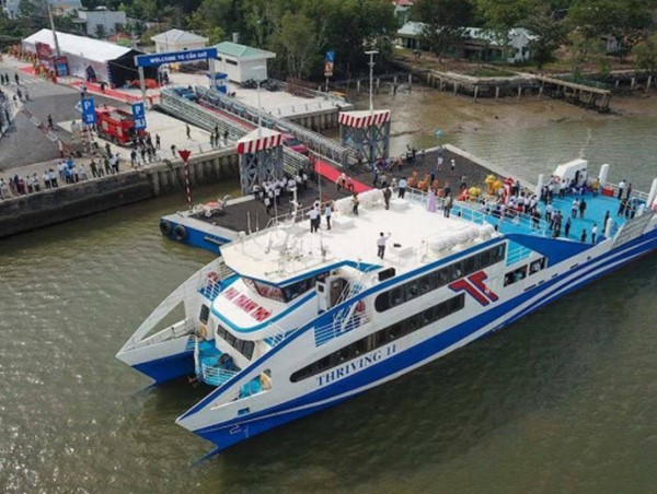 Thống nhất đầu tư khai thác tuyến phà biển từ Cần Giờ đến Tiền Giang