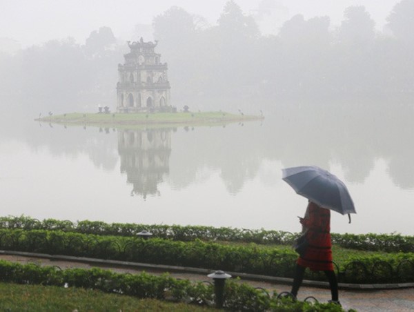Thời tiết ngày 21/2: Hà Nội có mưa vài nơi, sáng và đêm trời rét
