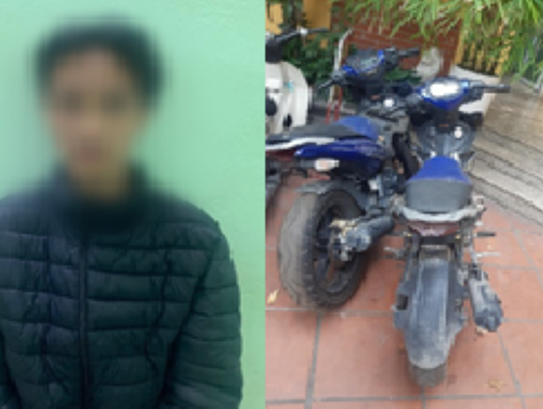 Bắt giữ nam thanh niên trộm cắp xe máy tại quận Cầu Giấy