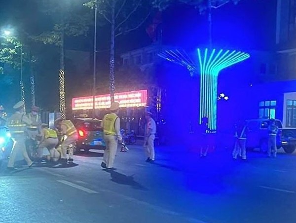 Bắt được nghi phạm lái xe đâm gãy chân cảnh sát giao thông