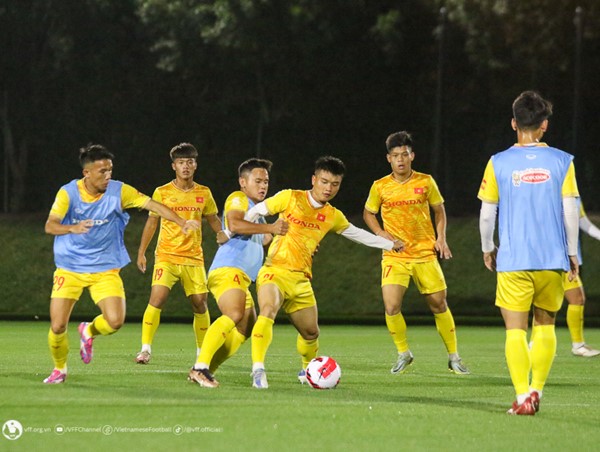 ĐT U23 Việt Nam sẵn sàng cho trận đấu gặp U23 Iraq