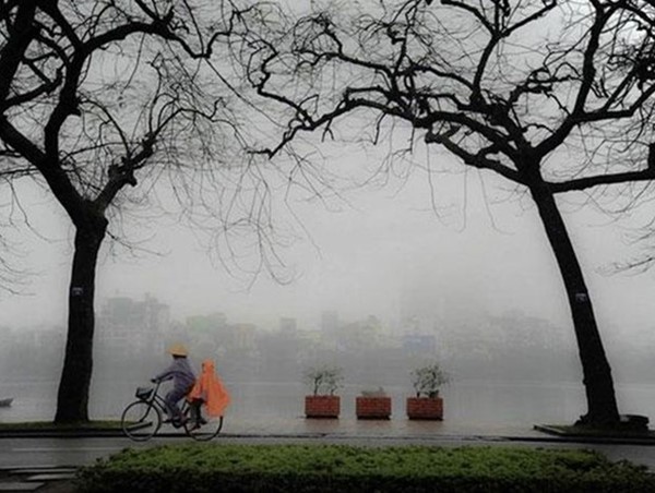 Thời tiết ngày 2/4: Hà Nội mưa phùn và sương mù