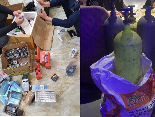 Phát hiện cơ sở kinh doanh bóng cười tại quận Hà Đông