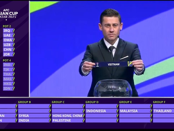 VCK Asian Cup 2023: ĐT Việt Nam cùng bảng với Nhật Bản, Iraq và Indonesia