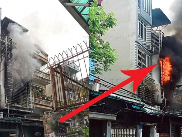 CLIP: Cháy nhà ở Hà Nội, 4 bà cháu tử vong