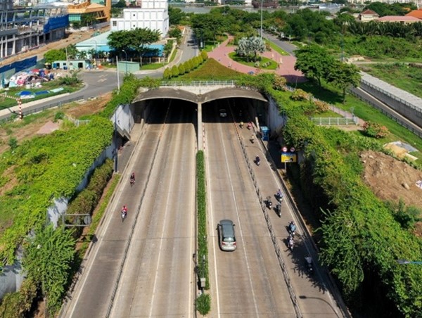 TP Hồ Chí Minh: Cấm xe lưu thông qua hầm Thủ Thiêm 9 ngày
