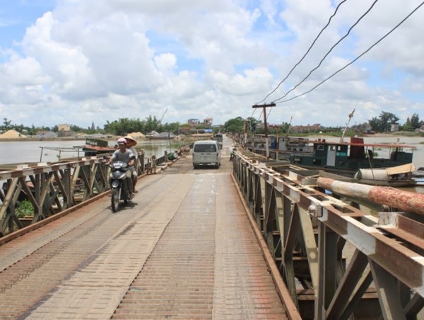 Bộ GTVT đồng ý sửa chữa cầu phao Ninh Cường trên quốc lộ 37B tỉnh Nam Định