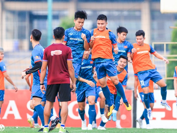 Danh sách 30 cầu thủ Việt Nam chuẩn bị cho trận giao hữu gặp Syria