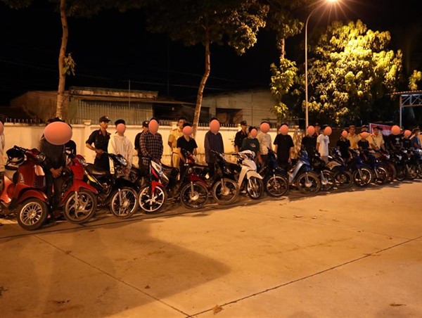 Bắt giữ nhóm đối tượng tụ tập đua xe trái phép gây mất an ninh trật tự 
