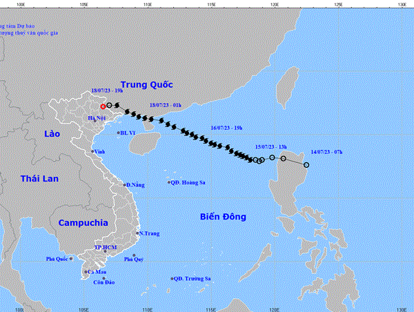 Tin cuối cùng về cơn bão số 1