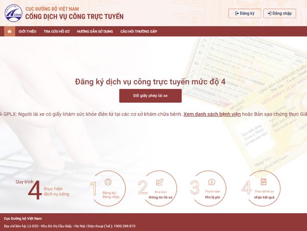 Khánh Hòa thành lập Tổ triển khai thực hiện Dịch vụ công trực tuyến toàn trình đổi GPLX trên Cổng dịch vụ công Quốc gia